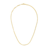 14K Yellow Gold 2.1mm Paperclip 24 Chain with Lobster Lock