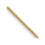 14k 24 inch 1mm Parisian Wheat with Lobster Clasp Chain