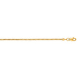 14K Yellow Gold 1.3mm Ice 18 Chain with Lobster Lock