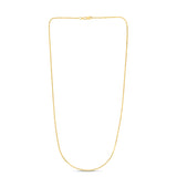 14K Yellow Gold 1.1mm Milano 20 Chain with Lobster Lock