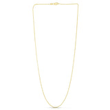 14K Yellow Gold 0.9mm Lumina 16 Chain with Lobster Lock
