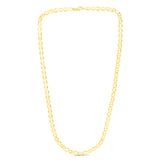 14K Yellow Gold 5.5mm Mariner 24 Chain with Lobster Lock