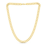 14K Yellow Gold 11.23mm Comfort Curb 8.75 Chain Bracelet with Lobster Lock