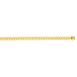 14K Yellow Gold 22 3.9mm Classic Miami Cuban Chain with Box Lock