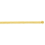 14K Yellow Gold 22 4.9mm Classic Miami Cuban Chain with Box Lock