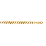 14K Yellow Gold 6mm Miami Cuban 24 Chain with Lobster Lock