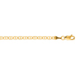 14K Yellow Gold 16 3.2mm Mariner Chain