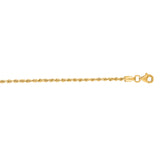 14K Yellow Gold 20 1.8mm Royal Rope Chain with Lobster Lock