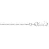Sterling Silver 2.1mm Round Cable 24 Chain with Lobster Clasp