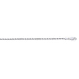 Sterling Silver 2.2mm Rope 20 Chain with Lobster Clasp