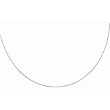 Sterling Silver 1.55mm Round Omega 18 Chain with Lobster Clasp