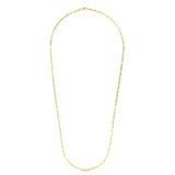 14K Yellow Gold 4.2mm Paperclip 38 Chain with Lobster Lock