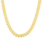 14K Yellow Gold 22 6.5mm Lite Miami Cuban