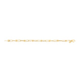 14K Yellow Gold 5.9mm Jax Link 18 Chain Necklace with Lobster Clasp.