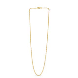 14K Yellow Gold 1.7mm Lumina 24 Chain Necklace with Lobster Clasp