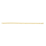 14K Yellow Gold 18 Braided Herringbone Fancy Chain Necklace with Lobster Clasp