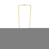 14K Yellow Gold 24 2.11mm Round Lumina Chain Necklace with Lobster Clasp