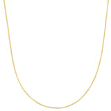 14K Yellow Gold 1.3mm Popcorn 18 Chain with Lobster Clasp