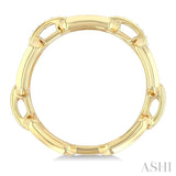 1/20 Ctw Bold Open Window Octagonal Shaped Round Cut Diamond Fashion Ring in 10K Yellow Gold