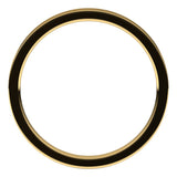 14K Yellow Gold 2 mm Flat Comfort Fit Light Band Size 7.5