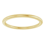 10K Yellow Gold 1.5 mm Comfort-Fit European-Style Band Size 4.5