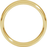 10K Yellow Gold 5.5 mm Comfort-Fit European-Style Band Size 8