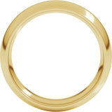 14K Yellow Gold 5.5 mm Comfort-Fit Half Round Band Size 10.5