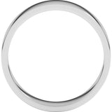 Platinum 5 mm Flat Band Size 9.5