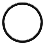 14K White Gold 1.5 mm Flat Band Size 4.5