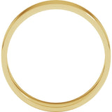 14K Yellow Gold 5 mm Ultra-Lightweight Flat Band Size 5.5