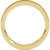18K Yellow Gold 5.5 mm Comfort-Fit Flat Band Size 7