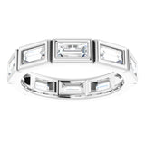 14K White 1 3/8 CTW Diamond Eternity Band