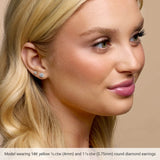 Platinum 1/2 CTW Natural Diamond Cocktail-Style Earrings