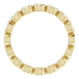 14K Yellow 3/4 CTW Natural Diamond Eternity Band Size 5