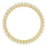 14K Yellow 7/8 CTW Natural Diamond Eternity Band