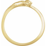 14K Yellow The Unblossomed Rose® Ring Size 7