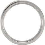 Titanium 6 mm Comfort-Fit Flat Band Size 8.5