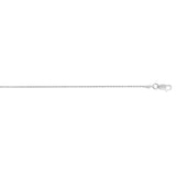 Sterling Silver 16in Polished Round Wheat Chain with Lobster Clasp
