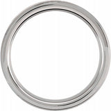 Tungsten 6 mm Beveled-Edge Band Size 11