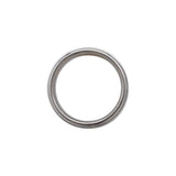Tungsten 8 mm Stepped-Edge Inlay Comfort-Fit Band  Size 7