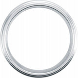 White Tungsten 6 mm Stepped-Edge Inlay Comfort-Fit Band  Size 8.5