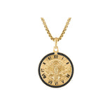 Bulova Sterling Silver 925 Luxury Jewelry Mens Pendant