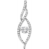 3/8 ctw Pendant in 14K