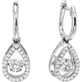 3/4ctw Earring in 14K