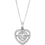 3/8 ctw Pendant in 14K