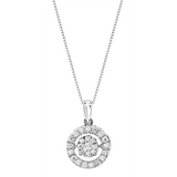 1/2ctw Pendant in 10k
