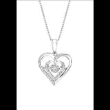0.08ctw Pendant in Silver