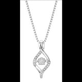 0.08ctw Pendant in Silver