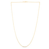 14K Gold 1.2Mm Round Wheat Chain