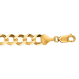 14K Gold 20" 8.2Mm Comfort Curb Chain